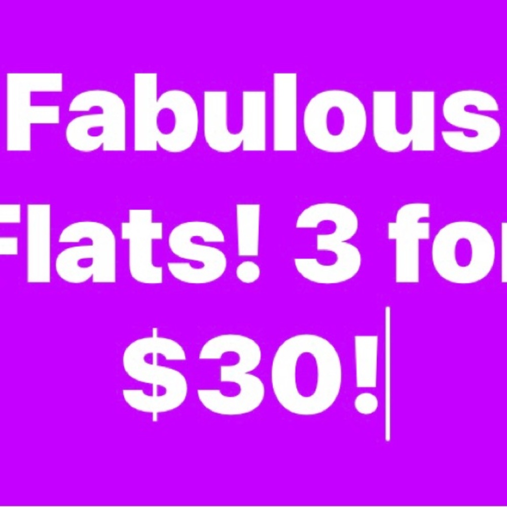 Jones New York Flats, Tommy Hilfiger striped flats, blk velvet flats. 3 for $30!